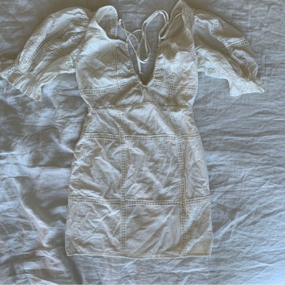 Tularosa Zella Mini Dress in White from Revolve - Picture 2 of 3